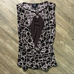 Brown Blouse by IZ Byer